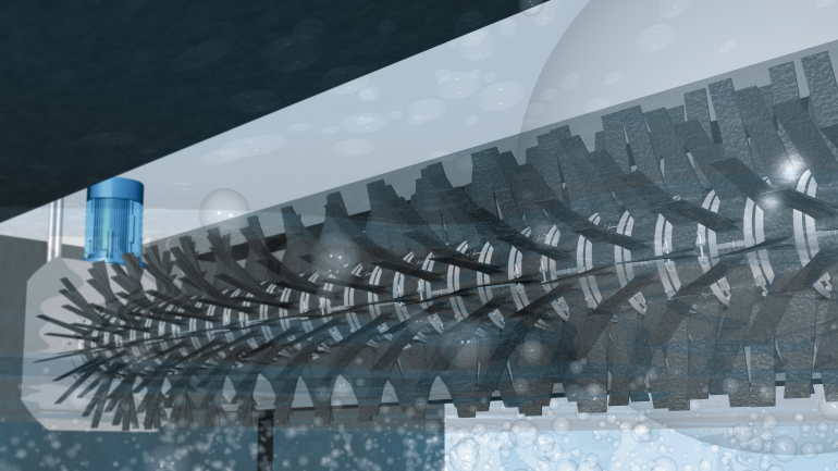 Aérateur de surface Passavant Mammutrotor